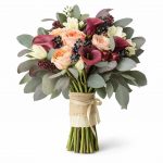 Свадебные букеты невесты из калл и роз