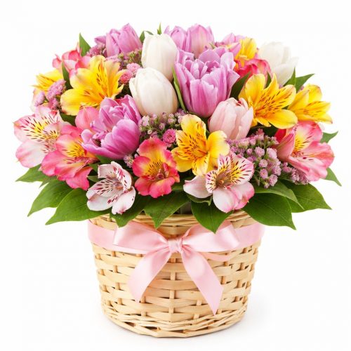 Композиция в корзине «Восточный шарм»