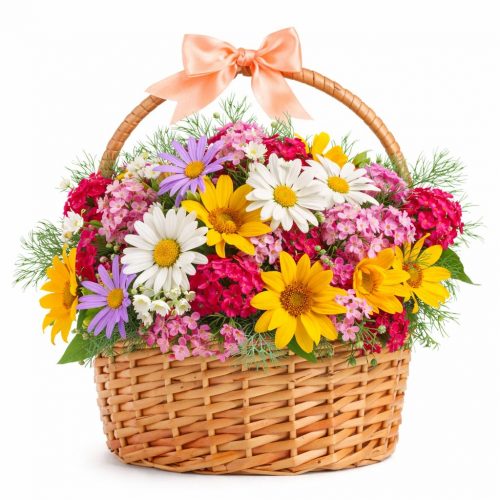 Композиция в корзине «Астральный шарм»