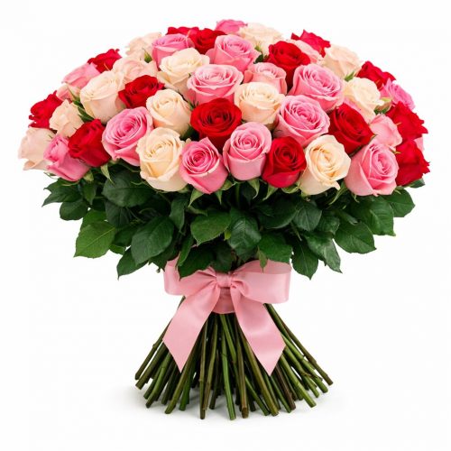 Розы Эквадор микс 3