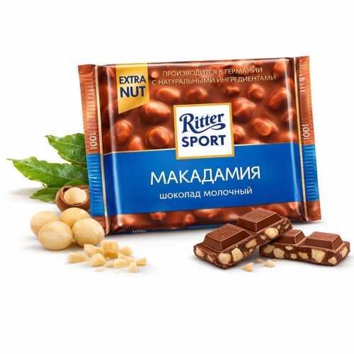 Шоколадка «Ritter SPORT Макадамия»