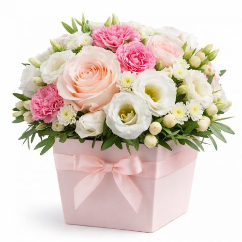 Цветы в коробке «Лунная ночь»