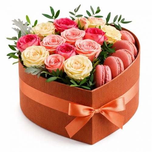 Цветы в коробке «Летняя история»