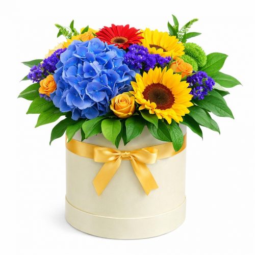 Цветы в коробке «Летний вихрь»