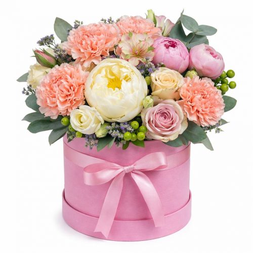 Цветы в коробке «Любовь»