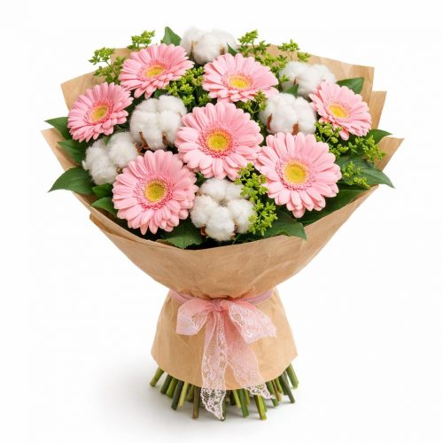 Букет из свежих цветов «Блеск весны»