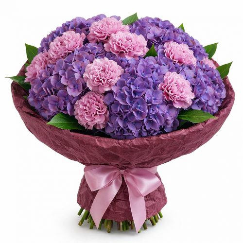 Букет цветов «Фиолетовая мечта»