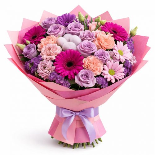 Букет цветов «Сиреневая мечта»