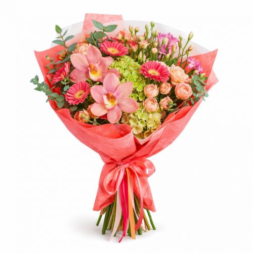 Букет цветов «Тропическая нежность»