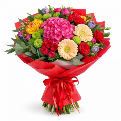 Флористический букет «Рассвет»