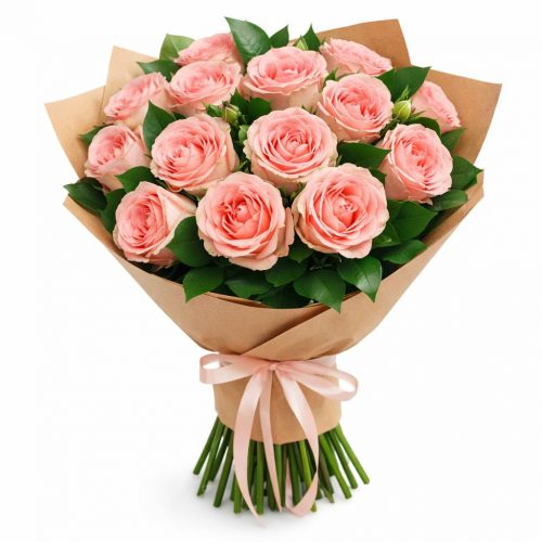 Моно букет «Персики любви»