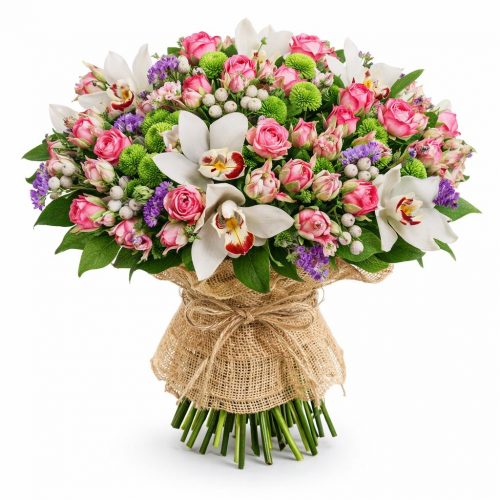 Цветочный букет «Нежный вечер»